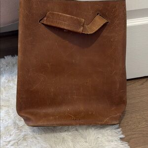 ABLE Brown Leather Bag